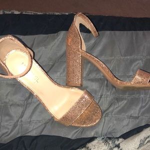 Gold Michael Shannon heels